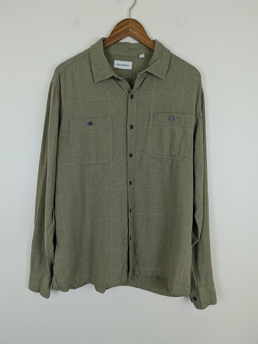 Fieldworth Draftsman Linen Blend Long Sleeve Shirt